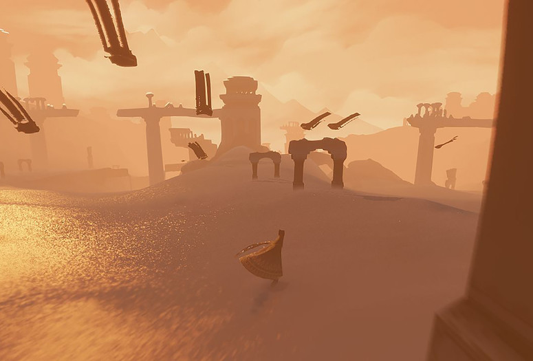Jenova (Xinghan) Chen and thatgamecompany. Journey. 2012. Video game software. Gift of Sony Interactive Entertainment LLC. © 2012 Sony Interactive Entertainment LLC