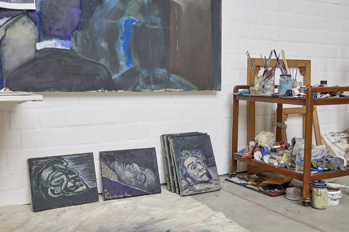 Retratos en progreso en el taller de Aramburu, 2022