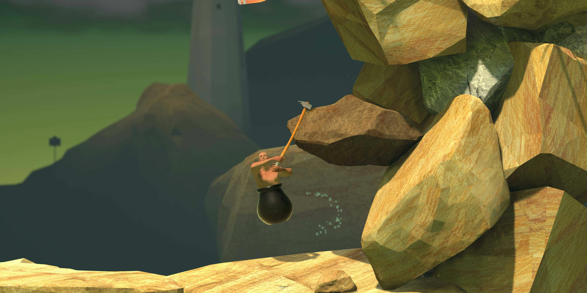 Bennett Foddy. Getting Over It with Bennett Foddy. 2017. Video game software. The Museum of Modern Art, New York. Gift of the designer. © 2023 Bennett Foddy