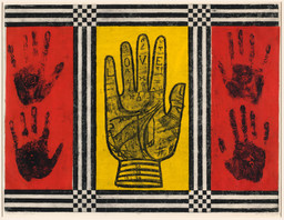 Betye Saar. Palm of Love. 1966. Etching with relief printing, plate: 17 15/16 x 23 3/4" (45.6 x 60.3 cm); sheet: 19 1/16 x 26 1/16" (48.4 x 66.2 cm). The Museum of Modern Art, New York. Committee on Drawings and Print Fund. © 2023 Betye Saar