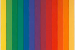 Ellsworth Kelly. Spectrum IV. 1967. Oil on canvas, 13 panels, 9&#39; 9&#34; × 9&#39; 9&#34; (297.2 × 297.2 cm). The Museum of Modern Art, New York. Mrs. John Hay Whitney Bequest and The Sidney and Harriet Janis Collection (both by exchange), and gift of Irving Blum. © 2023 Ellsworth Kelly