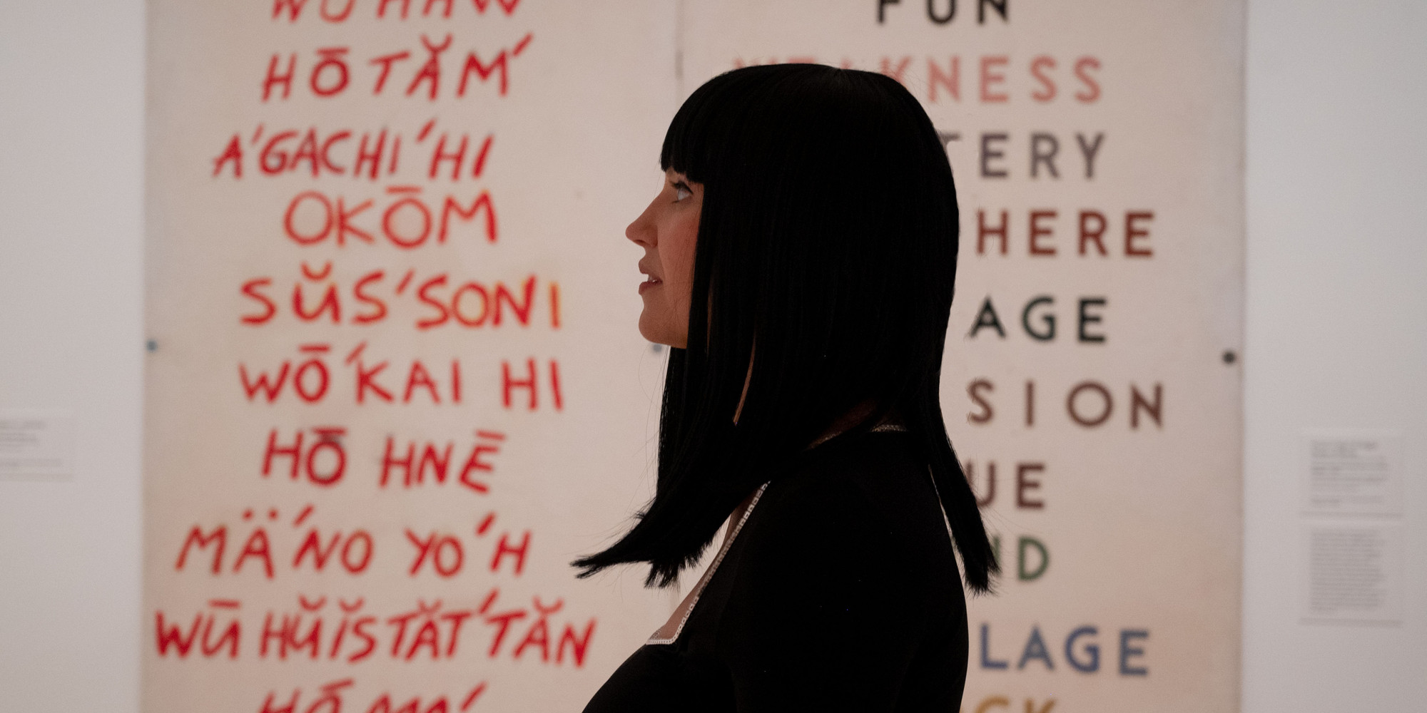 Laura Lee in the Just Above Midtown: Changing Spaces exhibition, The Museum of Modern Art, New York, January 17, 2023. Photo: Naeem Douglas. © 2023 Naeem Douglas