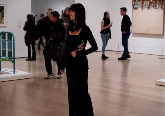 Laura Lee at MoMA, January 17, 2023