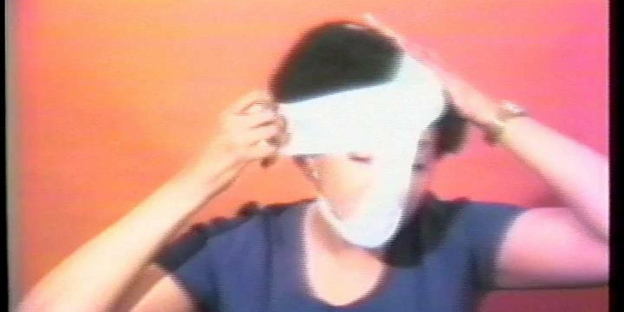 Still from Howardena Pindell. Free, White and 21. 1980. Standard-definition video (color, sound), 12:15 min. The Museum of Modern Art, New York. Gift of Jerry I. Speyer and Katherine G. Farley, Anna Marie and Robert F. Shapiro, and Marie-Josée and Henry R. Kravis. © 2023 Howardena Pindell. Courtesy of the artist and The Kitchen, New York