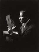 Martín Chambi. Self-Portrait, Cuzco Studio. 1928. Gelatin silver print, printed 1978, 9 3/16 × 7&#34; (23.4 × 17.8 cm). Gift of Edward Ranney in memory of Julia and Víctor Chambi. © 2023 Martín Chambi Archive