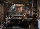 Guillermo del Toro on the set of Guillermo del Toro’s Pinocchio, 2022. Image courtesy Jason Schmidt/Netflix