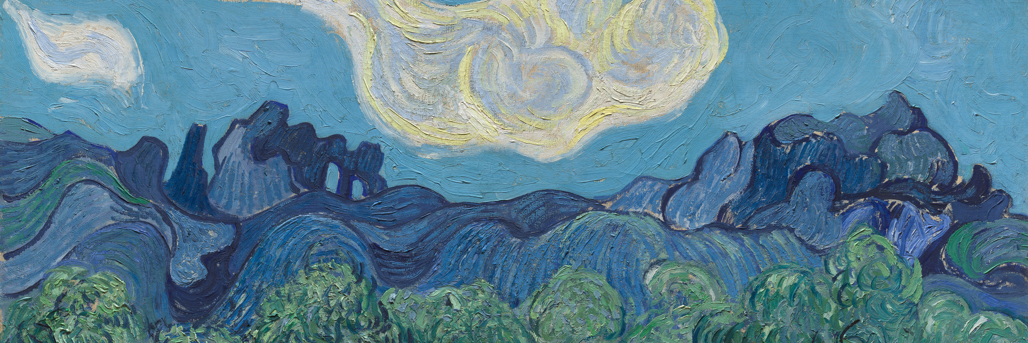 Vincent van Gogh. The Olive Trees. Saint Rémy, June-July 1889. Oil on canvas, 28 5/8 × 36&#34; (72.6 × 91.4 cm). Mrs. John Hay Whitney Bequest