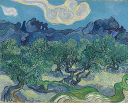 Vincent van Gogh. The Olive Trees. Saint Rémy, June-July 1889. Oil on canvas, 28 5/8 × 36&#34; (72.6 × 91.4 cm). Mrs. John Hay Whitney Bequest