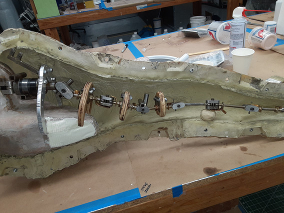 Armature seated in the body mold