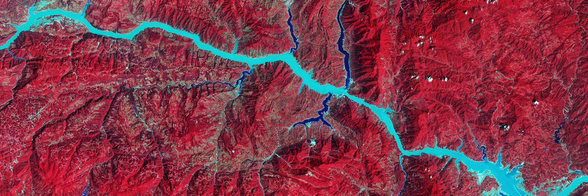 NASA. Images of Change. Three Gorges Dam, central China. August 22, 2016. Courtesy NASA