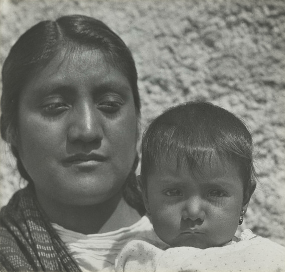 Tina Modotti. Nahua mother, Luz Jiménez and her Daughter, Conchita. c. 1926–27