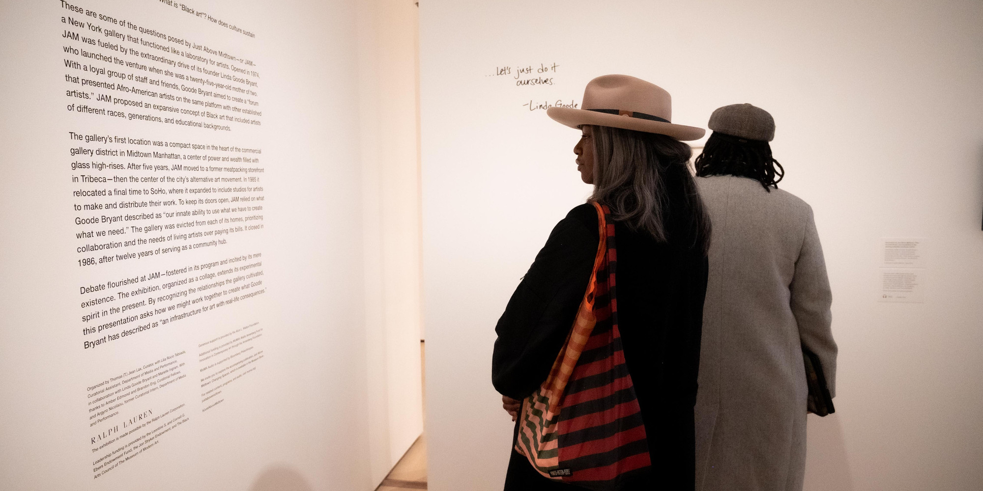Kiyanna Stewart and Jannah Handy at The Museum of Modern Art, New York, January 12, 2023. Photo: Naeem Douglas. © 2023 Naeem Douglas