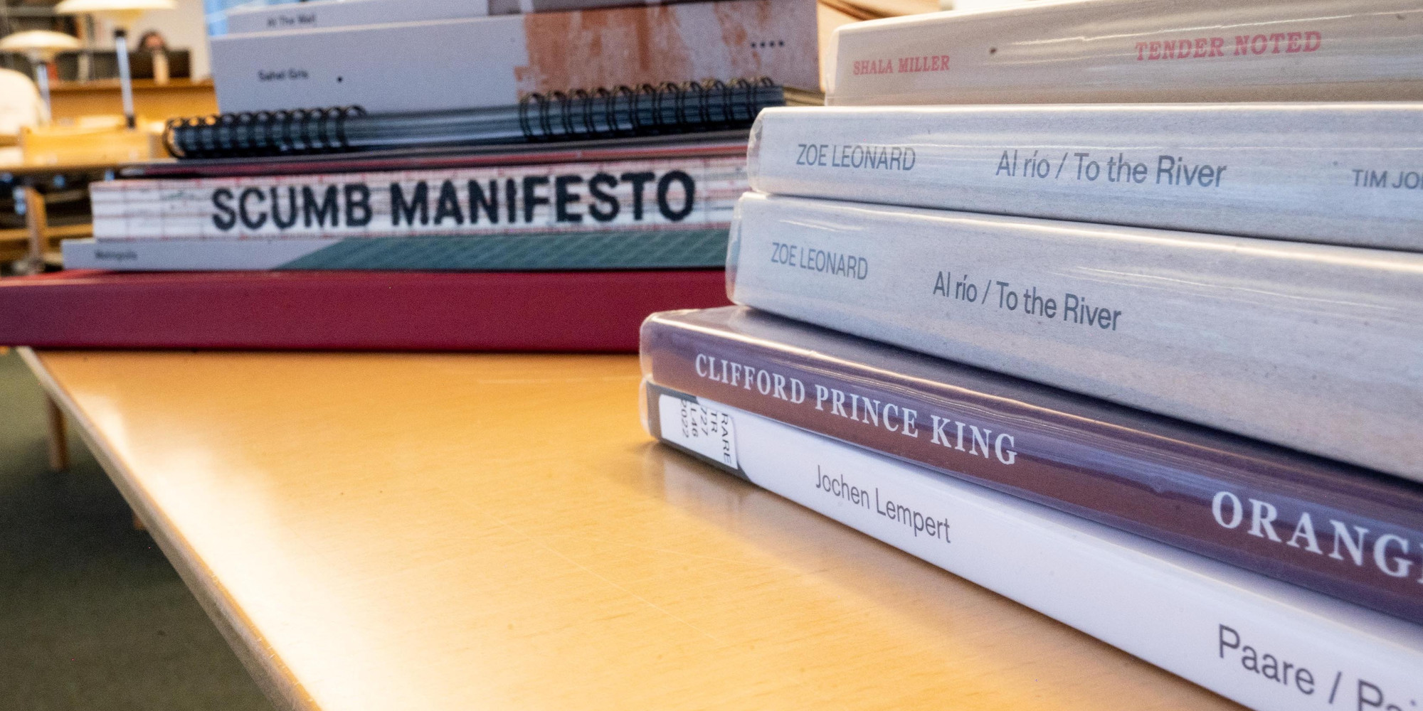 Favorite Photobooks of 2022. Photographed at The Museum of Modern Art Library. The Museum of Modern Art, New York. Photo: Naeem Douglas. © 2023 Naeem Douglas