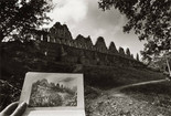 Leandro Katz. Uxmal, the House of the Doves. 1993. Gelatin silver print, 16 × 20&#34; (40.6 × 50.8 cm). Promised gift of Patricia Phelps de Cisneros through the Latin American and Caribbean Fund in honor of May Castleberry. ©️ 2023 Leandro Katz