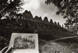 Leandro Katz. Uxmal, the House of the Doves. 1993. Gelatin silver print, 16 × 20" (40.6 × 50.8 cm). Promised gift of Patricia Phelps de Cisneros through the Latin American and Caribbean Fund in honor of May Castleberry. ©️ 2023 Leandro Katz