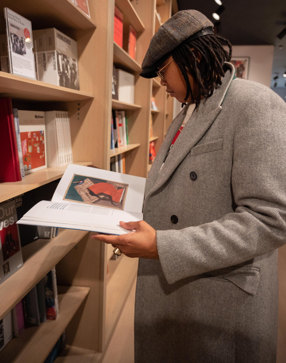 Jannah Handy in MoMA’s book store