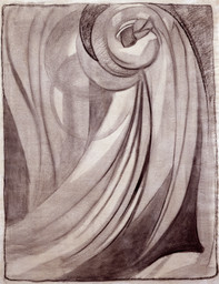 Georgia O’Keeffe. Early No. 2. 1915. Charcoal on paper: 24 × 18 1/2" (61 × 47 cm). The Menil Collection, Houston, Texas. Gift of The Georgia O’Keeffe Foundation