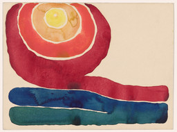 Georgia O’Keeffe. Evening Star No. III. 1917. Watercolor on paper on board: 8 7/8 x 11 7/8" (22.7 x 30.4 cm). The Museum of Modern Art, New York. Mr. and Mrs. Donald B. Straus Fund
