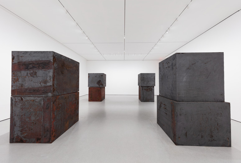 Richard Serra. Equal. 2015. Forged weatherproof steel, eight blocks. The Museum of Modern Art, New York. Gift of Sidney and Harriet Janis (by exchange), Enid A. Haupt Fund, and Gift of William B. Jaffe and Evelyn A. J. Hall (by exchange). Photo: John Wronn