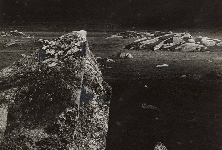 Bill Brandt. Rocks in the Bog near Lettermore, Connemera County, Galway. 1946. Gelatin silver print, 8 15/16 × 7 5/8" (22.7 × 19.4 cm). Gift of the photographer. © 2023 Estate of Bill Brandt