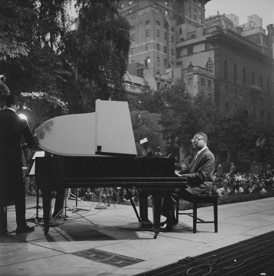 The Joe Newman Quintet performs at a Jazz in the Garden program, July 13, 1961
