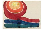 Georgia O’Keeffe. Evening Star No. III. 1917. Watercolor on paper mounted on board, 8 7/8 x 11 7/8" (22.7 x 30.4 cm). The Museum of Modern Art, New York. Mr. and Mrs. Donald B. Straus Fund, 1958. © 2023 Georgia O’Keeffe Museum/Artists Rights Society (ARS), New York