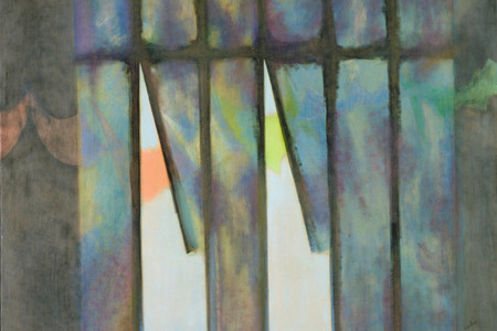 Loren MacIver. Skylight. 1948. Oil on canvas, 40 1/4 x 48 1/8&#34; (102 x 122.1 cm). James Thrall Soby Bequest