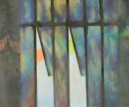 Loren MacIver. Skylight. 1948. Oil on canvas, 40 1/4 x 48 1/8&#34; (102 x 122.1 cm). James Thrall Soby Bequest