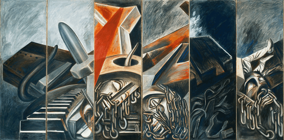 Six alternative arrangements of the panels, based on Orozco’s stated preferences
