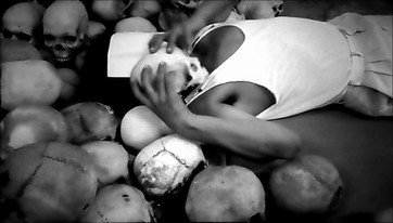 Paulo Nazareth. Antropologia do negro II (Black Anthropology II). 2014. High-definition video (black and white, sound), 7:21 min. Latin American and Caribbean Fund