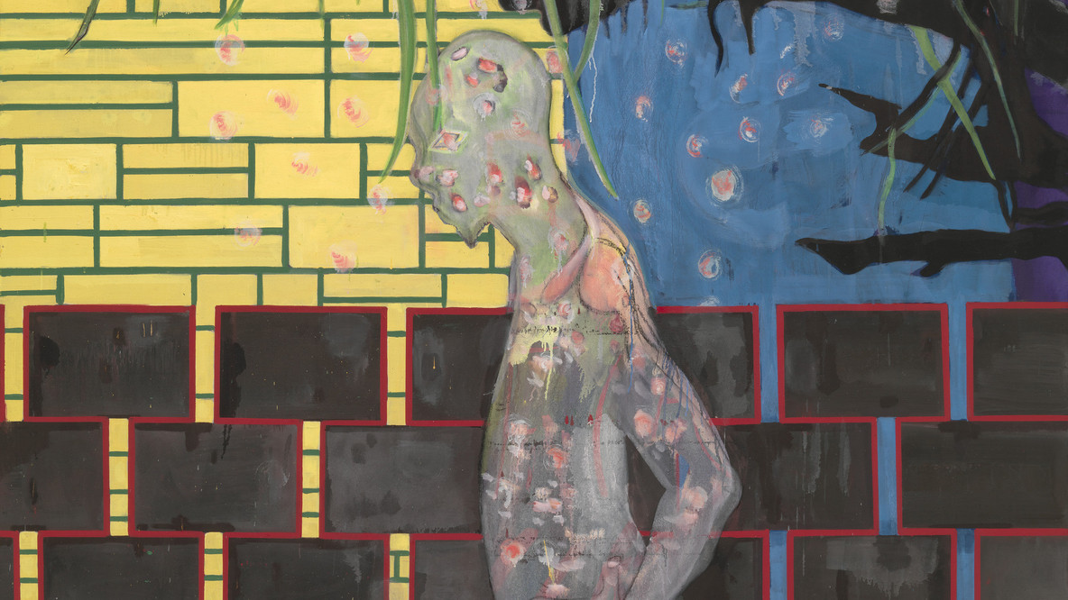 Peter Doig. House of Flowers (see you there). 2007-09. Oil on canvas, 118 x 78 3/4&#34; (299.7 x 200 cm). Gift of Steven and Alexandra Cohen