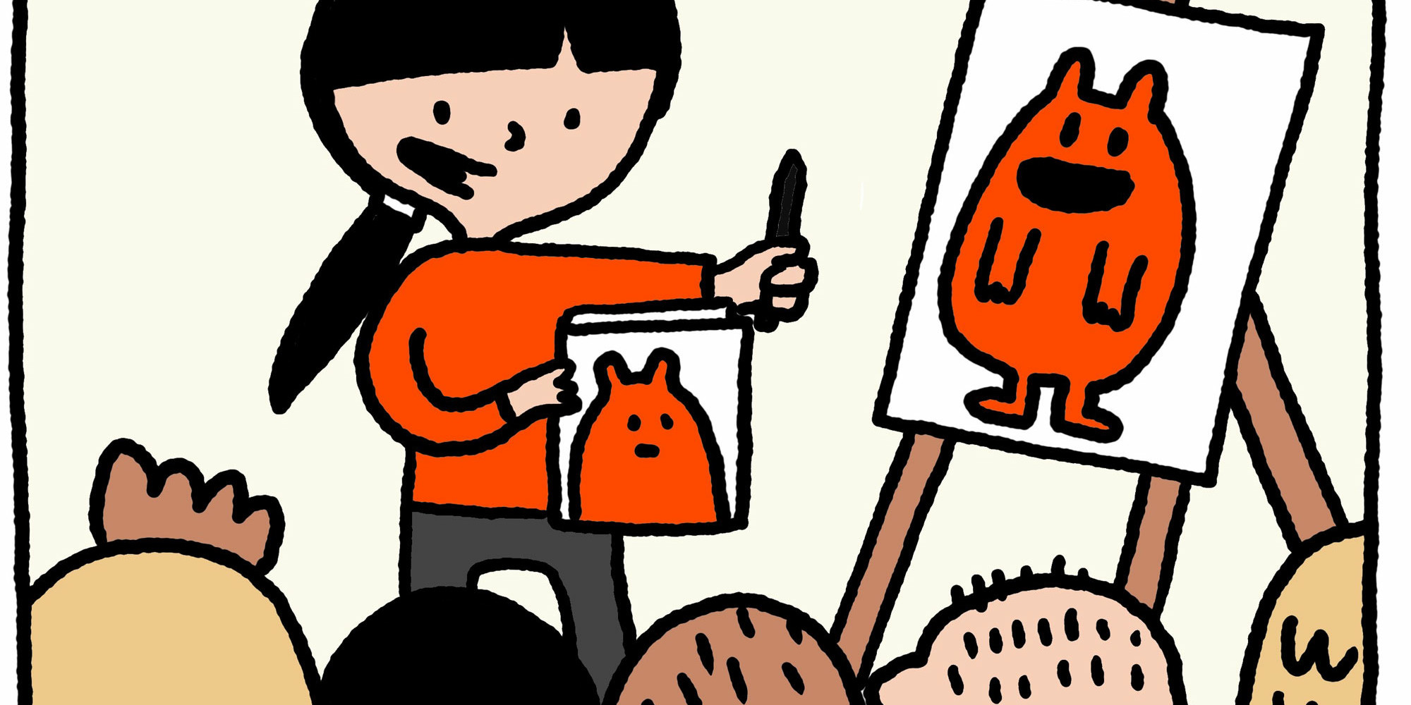 Panel from Élise Gravel’s Learning from Garfield, 2023. Courtesy the artist