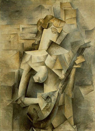 Pablo Picasso. Woman with a Mandolin. 1910
