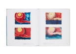 A spread from the Georgia O’Keeffe: To See Takes Time exhibition catalogue, 2023