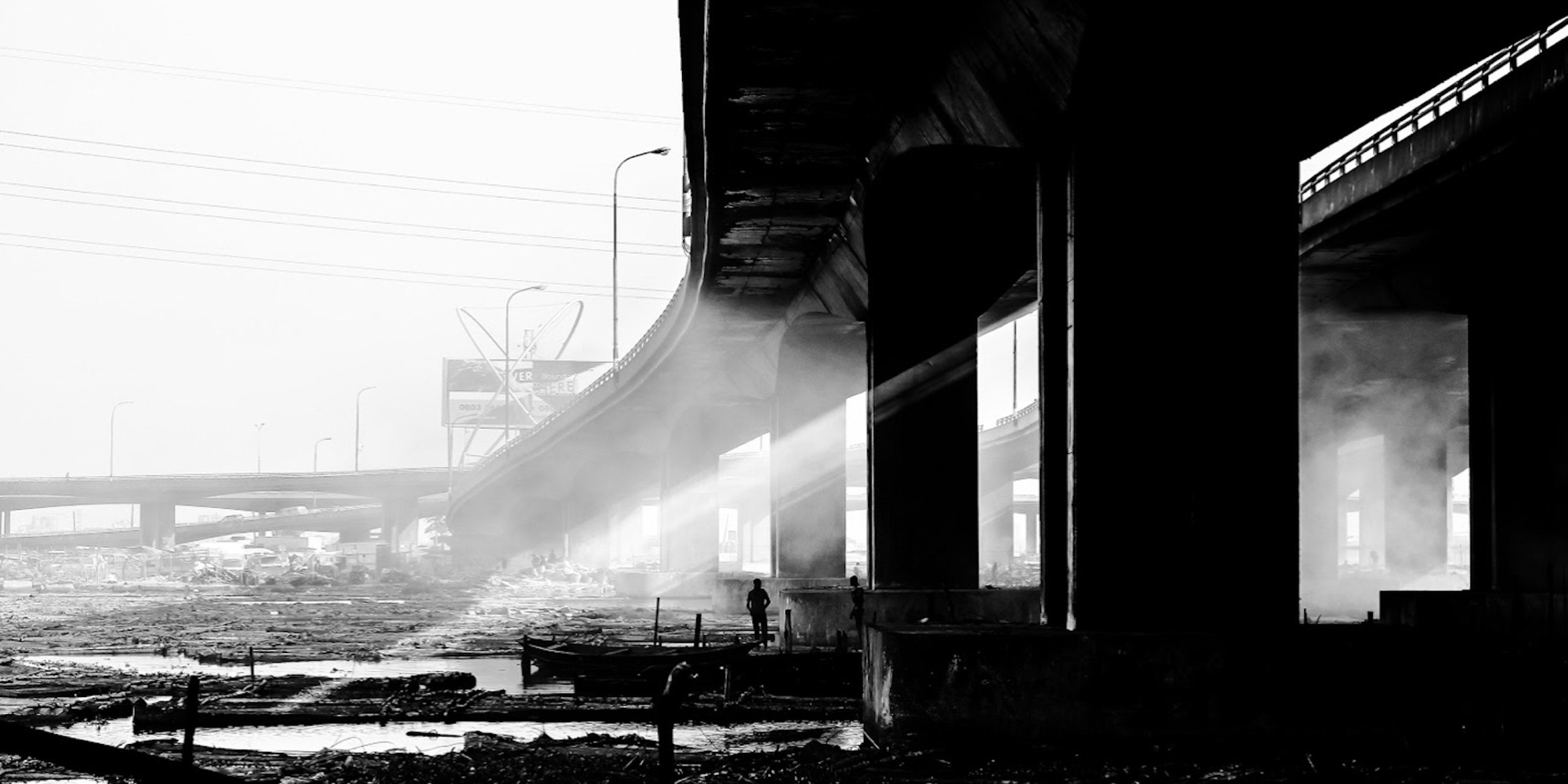 Logo Oluwamuyiwa. Hazy II, from the series Monochrome Lagos. 2015. Courtesy the artist