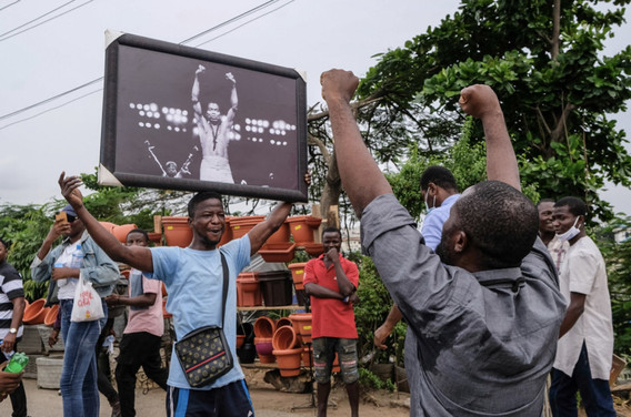 Yagazie Emezi. Untitled, from the series #EndSARS Protests. 2020