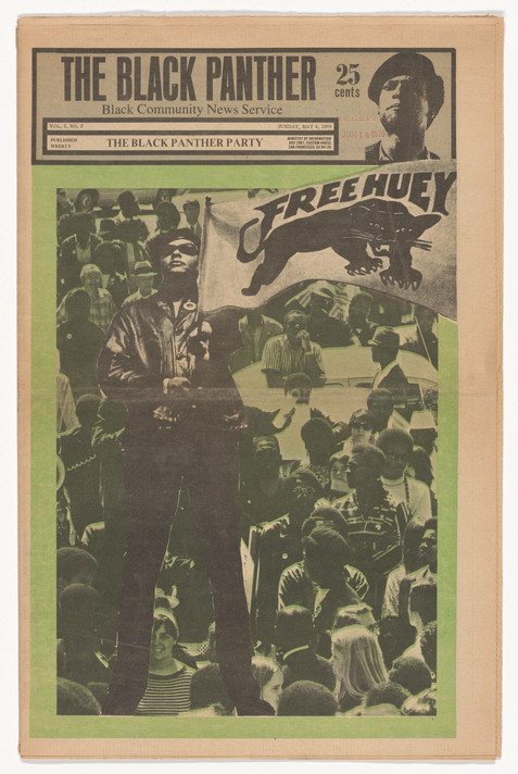 Emery Douglas. The Black Panther Newspaper, vol. 3, no. 2. 1969