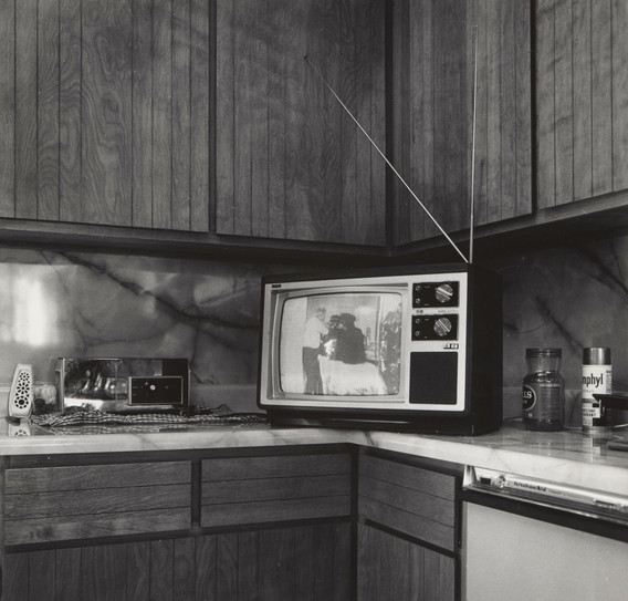 Joanne Leonard. Daytime TV and Kitchen Counter. c. 1970
