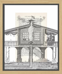 Abraham Oghobase. Untitled 08 from Constructed Realities installation. 2019–2022. Inkjet on fibre paper, inkjet on silk chiffon. Sheet: 25 1/2 × 21 1/2" (64.8 × 54.6 cm), frame: 27 1/2 × 23 1/16 × 1" (69.9 × 58.5 × 2.5 cm). Courtesy of the artist. © Abraham Oghobase