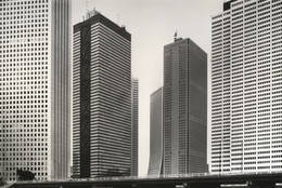 Thomas Struth. Shinjuku (Skyscrapers), Tokyo. 1986. Gelatin silver print, printed 1989, 16 5/8 × 23&#34; (42.2 × 58.5 cm). Horace W. Goldsmith Fund through Robert B. Menschel. © 2023 Thomas Struth