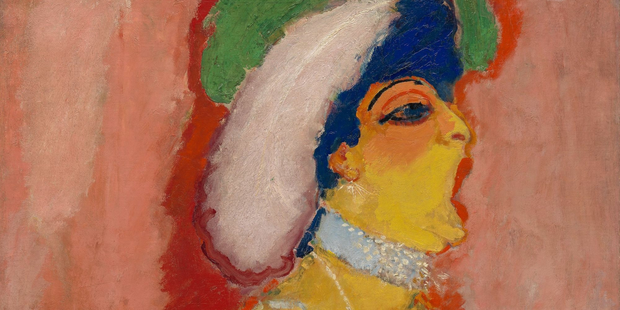 Kees van Dongen. Modjesko, Soprano Singer. 1908. Oil on canvas, 39 3/8 × 32&#34; (100 × 81.3 cm). The Museum of Modern Art, New York. Gift of Mr. and Mrs. Peter A. Rübel. © 2023 Artists Rights Society (ARS), New York/ADAGP, Paris