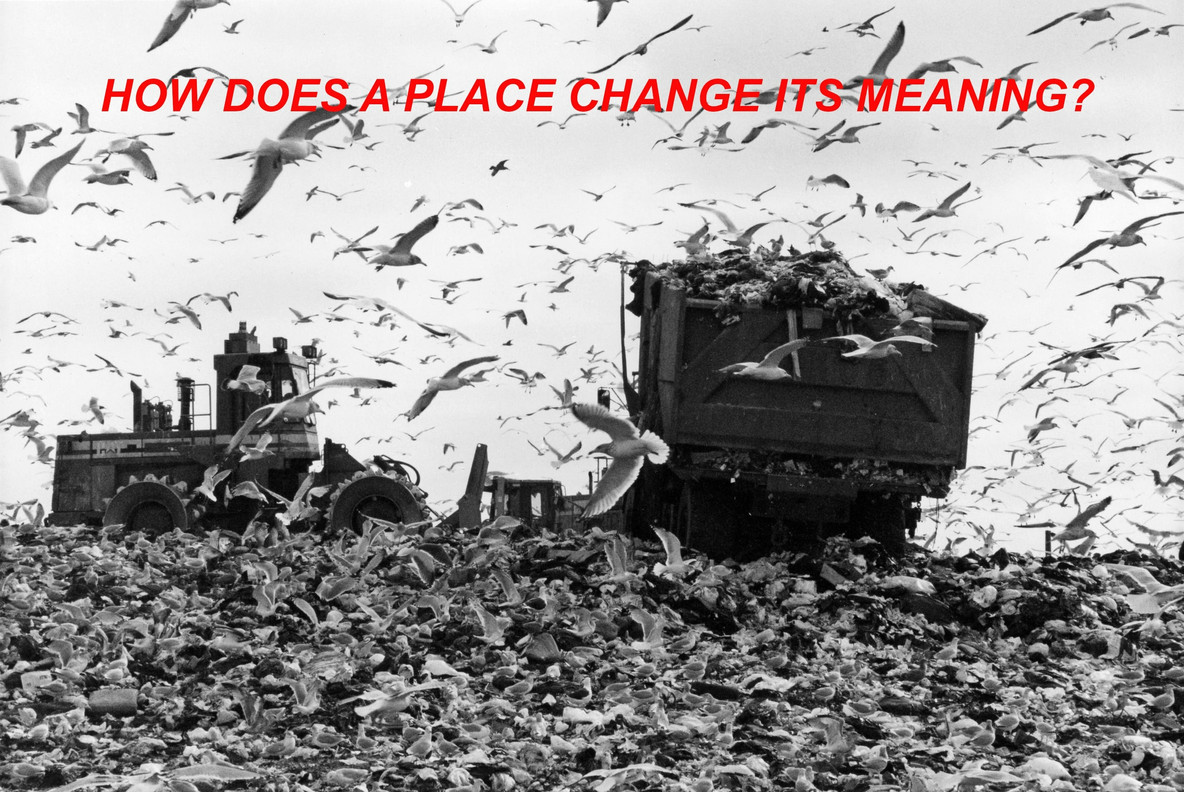 “How does a place change its meaning?” Asking the big question: How can this place be changed from its 50 year old deeply fraught past? What is the role of the people whose billions of acts of rejection of their formerly possessed material objects made this social sculpture? Mierle Laderman Ukeles. Proposal for 1 Million People to Participate in a Public Artwork at Fresh Kills: An Intergenerational Project (detail). 2000, 2010–present