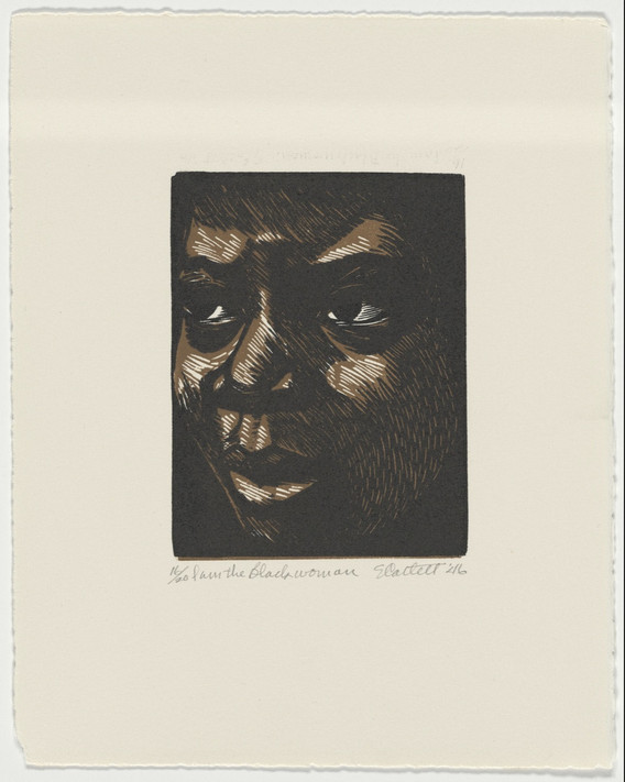 Elizabeth Catlett. I Am the Black Woman from the series The Black Woman. 1946, printed 1989