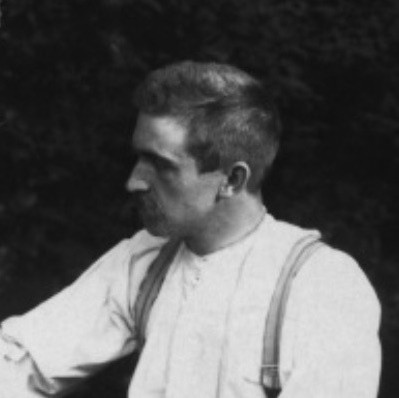 Unknown photographer. Karl Blossfeldt Examining Leaves. 1894. Karl Blossfeldt/Archiv Ann and Jürgen Wilde. © Karl Blossfeldt/Archiv Ann and Jürgen Wilde, Zürich/Artists Rights Society (ARS), New York 2014