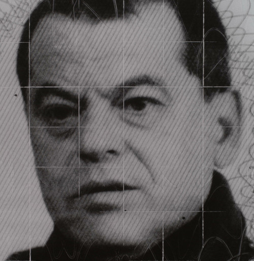 Michael Schmidt. Untitled. (self portrait from state ID). 1991-94. Gelatin silver print, 19 15/16 × 13 9/16&#34; (50.6 × 34.5 cm). Horace W. Goldsmith Fund through Robert B. Menschel and purchase. © 2023 Estate of Michael Schmidt