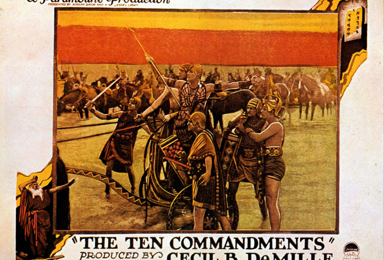 The Ten Commandments. 1923. USA. Directed by Cecil B. DeMille. Courtesy of Photofest.