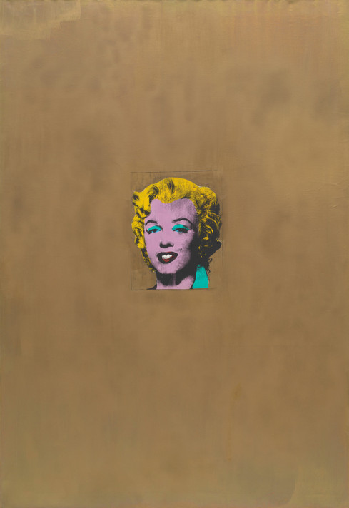 Andy Warhol. Gold Marilyn Monroe. 1962. Silkscreen ink and acrylic on canvas