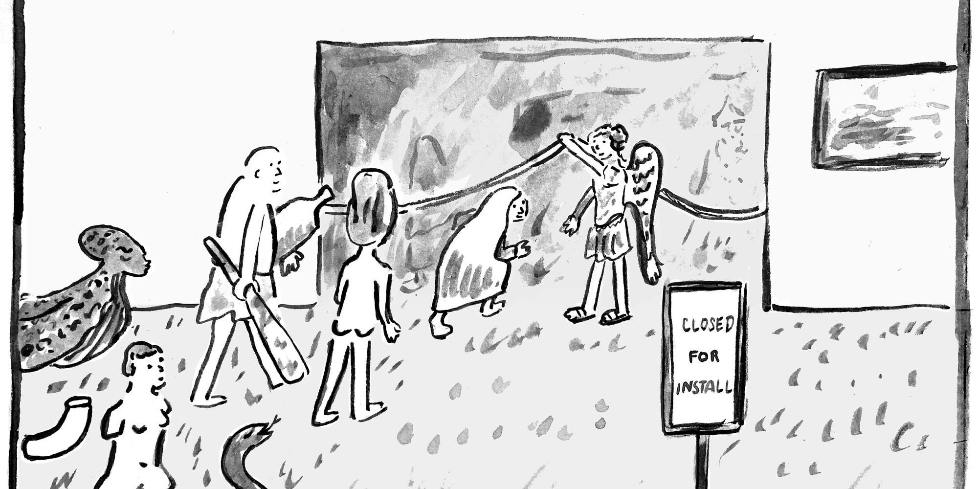 Panel from Steph Becker’s Rainy Day, 2023. Courtesy the artist