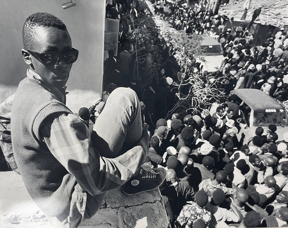 Jeanne Moutoussamy-Ashe. Robert Sobukwe’s Funeral: His coffin descends, but his spirit remains. Graaff-Reinet, South Africa, 1978
