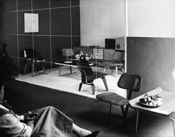 New Furniture Designed by Charles Eames 1946 MoMA exhibition
